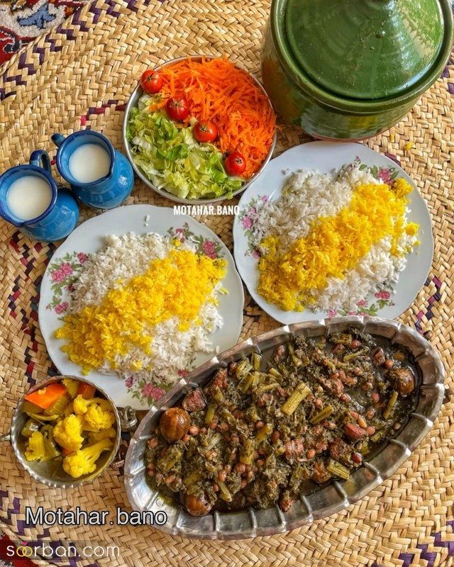 ایده های دیدنی برای تزیین قورمه سبزی مجلسی 1403 ویژه کدبانوهای خوش سلیقه