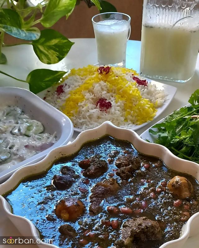 ایده های دیدنی برای تزیین قورمه سبزی مجلسی 1403 ویژه کدبانوهای خوش سلیقه