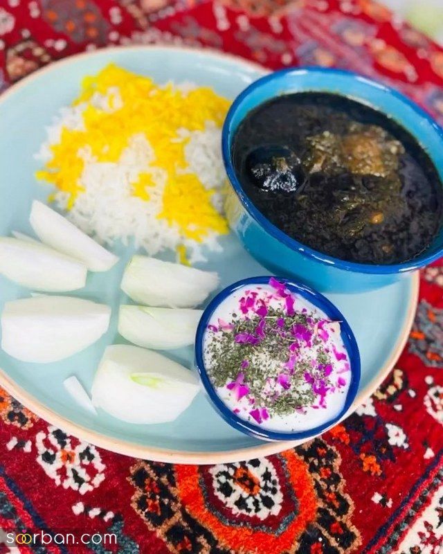 ایده های دیدنی برای تزیین قورمه سبزی مجلسی 1403 ویژه کدبانوهای خوش سلیقه
