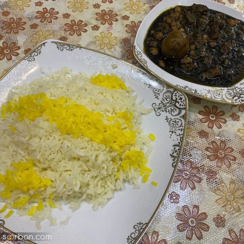 ایده های دیدنی برای تزیین قورمه سبزی مجلسی 1403 ویژه کدبانوهای خوش سلیقه