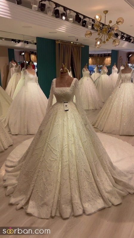 لباس عروس 2023 با طراحی خفن و دوخت بینظیر
