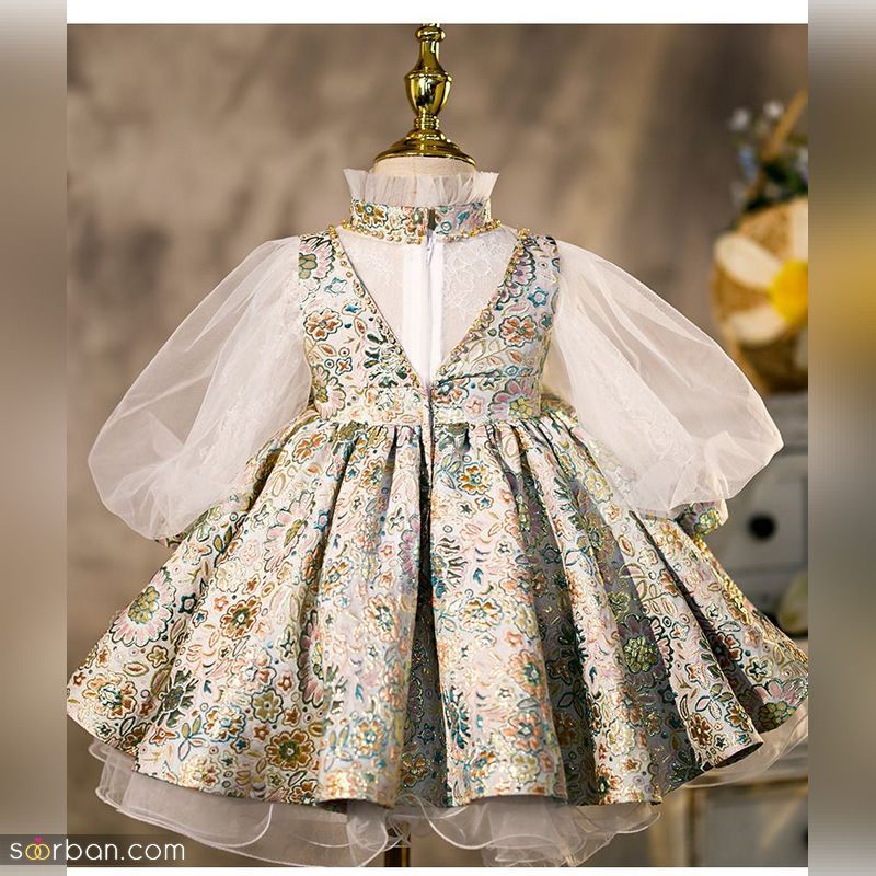 لباس تولد دخترانه پرنسسی 1402 بانمک و کیوت