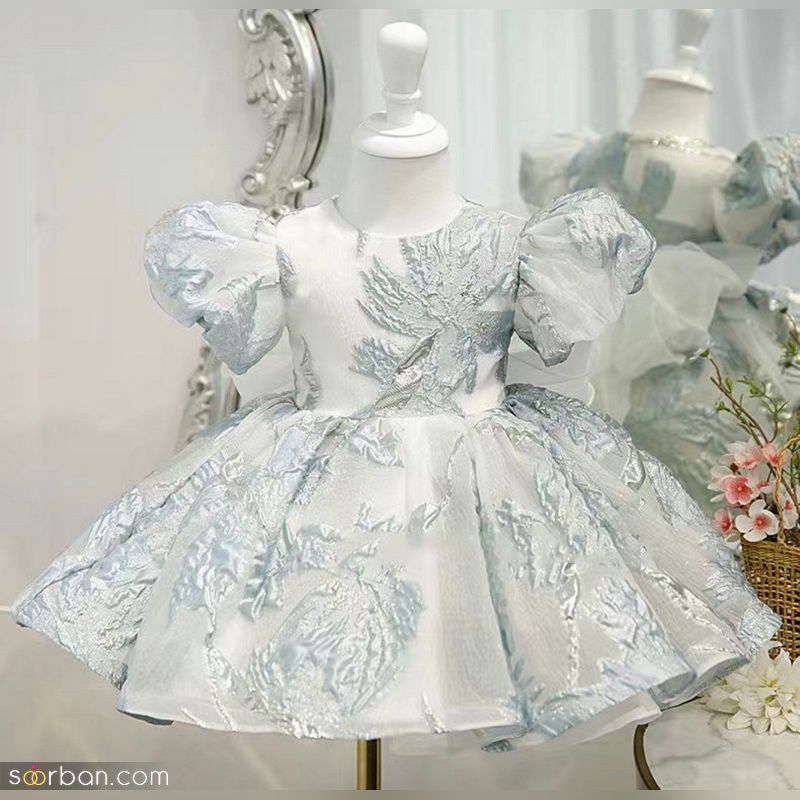 لباس تولد دخترانه پرنسسی 1402 بانمک و کیوت