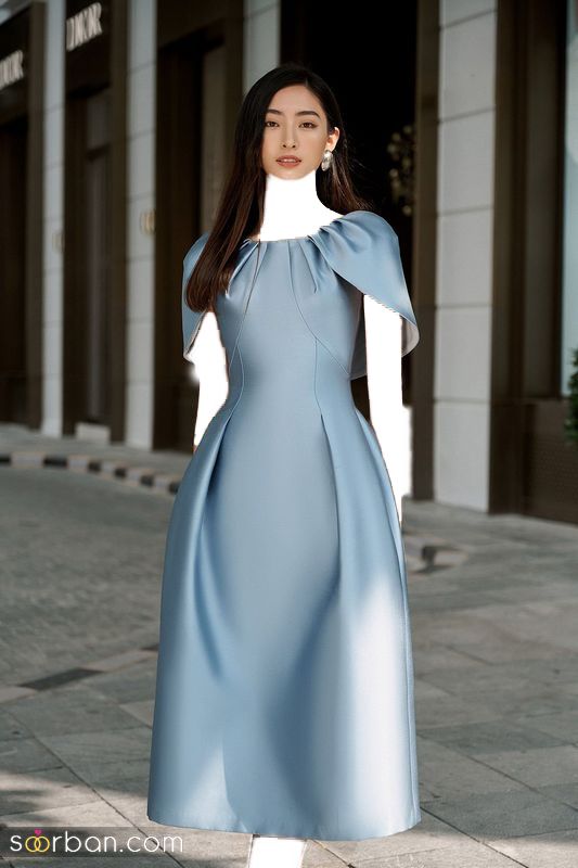 مدل لباس مجلسی لاکچری 1402 ایده برای مزونی دوز های حرفه ای