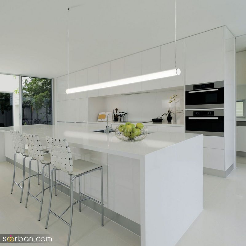 جدیدترین مدل کابینت آشپزخانه 1402 که متقاضی بسیاری دارد (رنگ روشن و تیره)