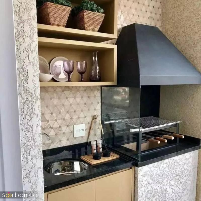 مطبخ در بالکن 1402 همراه با جدیدترین طرح و ایده های ترند