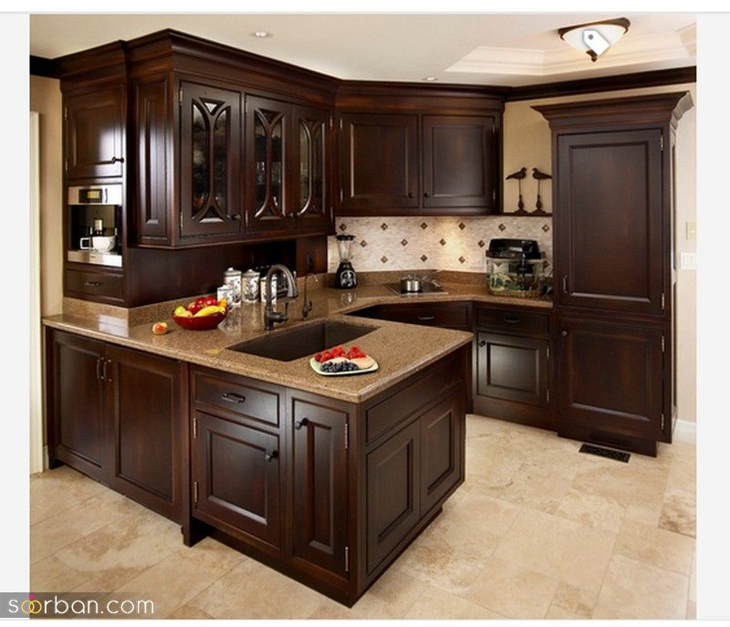 مدلهای کابینت تمام چوب 1402 اصیل ترین و قدیمی ترین نوع کابینت آشپزخانه