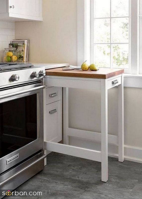 ایده چیدمان آشپزخانه کوچک 1402 برای داشتن یک آشپزخانه کاربردی و زیبا و جادار