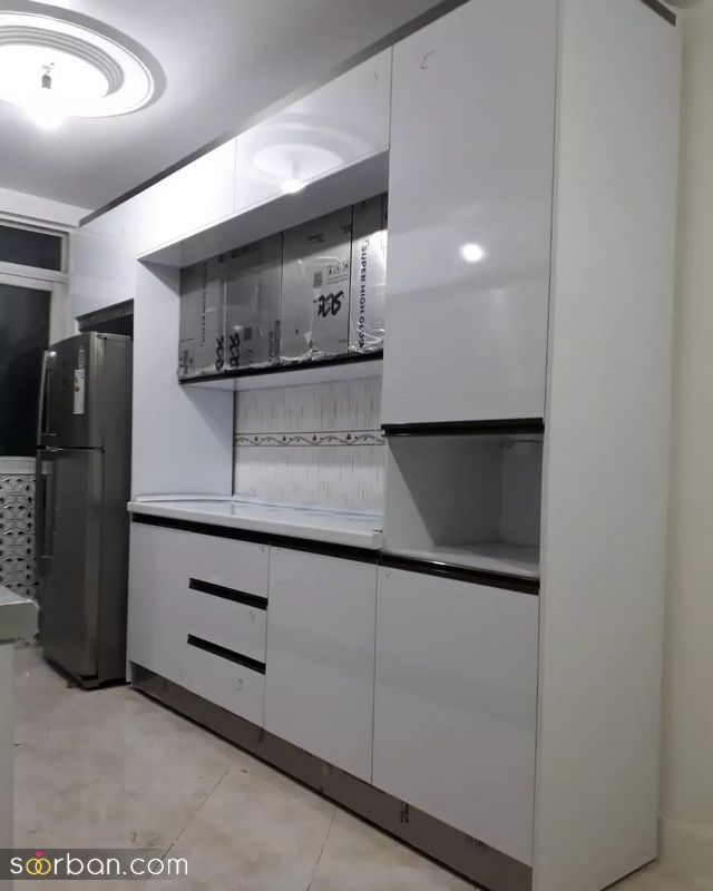 ایده چیدمان آشپزخانه کوچک 1402 برای داشتن یک آشپزخانه کاربردی و زیبا و جادار