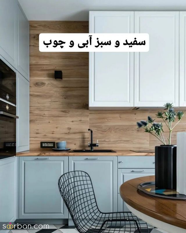 کابینت سفید 1402 ساده و تمام رنگ که آرامش بخش فضاست