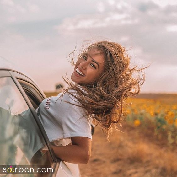 عکس پشت فرمون ماشین برای پروفایل 1402 | ژست عکس با ماشین - ایده عکاسی داخل ماشین