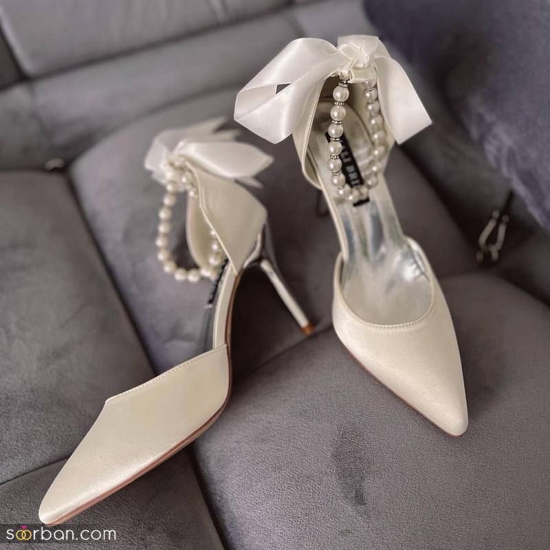 مدل کفش عروس 2023 که طرفدار زیادی دارد ایده برای مزون های لباس عروس