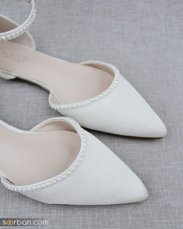مدل کفش عروس راحتی که در سال جدید بسیار باب شده