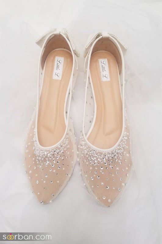 مدل کفش عروس راحتی که در سال جدید بسیار باب شده