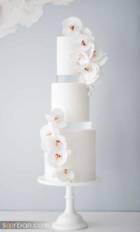 مدل کیک نامزدی با گل طبیعی 1402 با طرح ها زیبا (بزرگ و کوچیک)