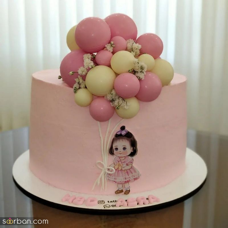 مدل کیک تولد دخترانه ویژه سال 2023 - 1402 (در سبک های مختلف)
