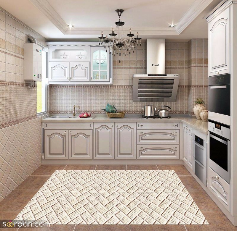 ایده برای مدل کابینت آشپزخانه دو طرفه 2023 جدید و زیبا با رنگ های دلنشین
