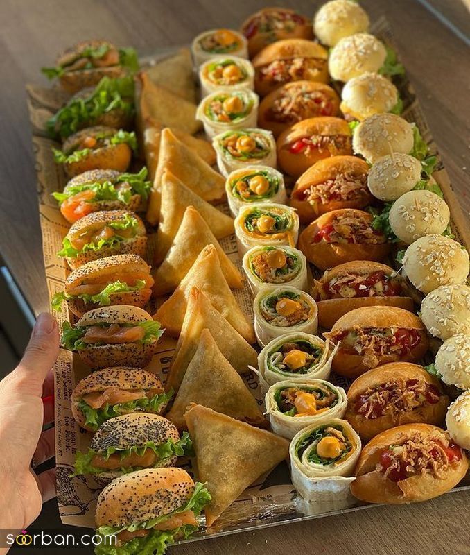 35 دیزاین فینگرفود برای سالن عقد با ایده های جذاب و شیک (ترند)