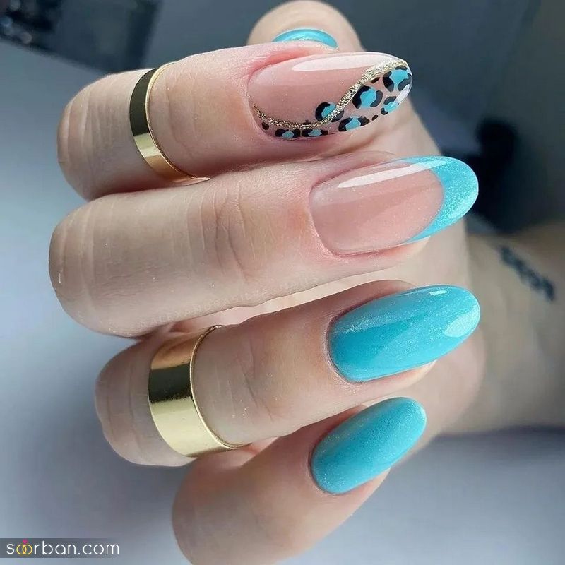 63 مدل ناخن تابستانی ۱۴۰۲ جدید و جیغ (ژلیش و فرنچ) کوتاه بلند