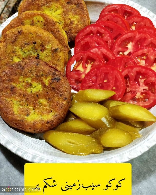 31 مدل تزیین کوکو سیب زمینی 1402؛ مجلسی برای دورهمی و مدرسه [قالبی و رنده شده]