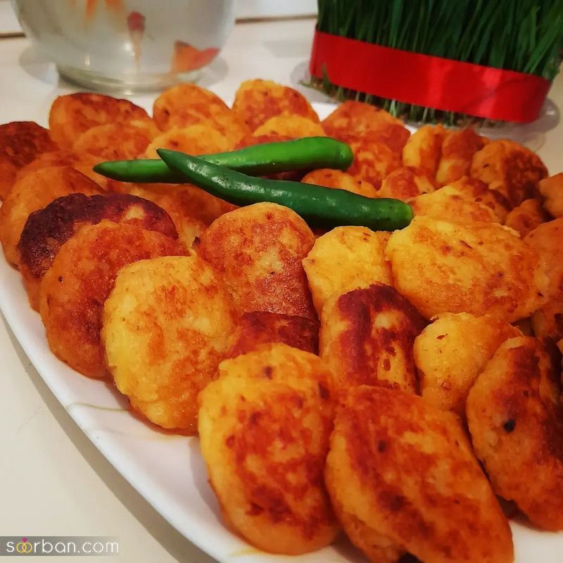 31 مدل تزیین کوکو سیب زمینی 1402؛ مجلسی برای دورهمی و مدرسه [قالبی و رنده شده]