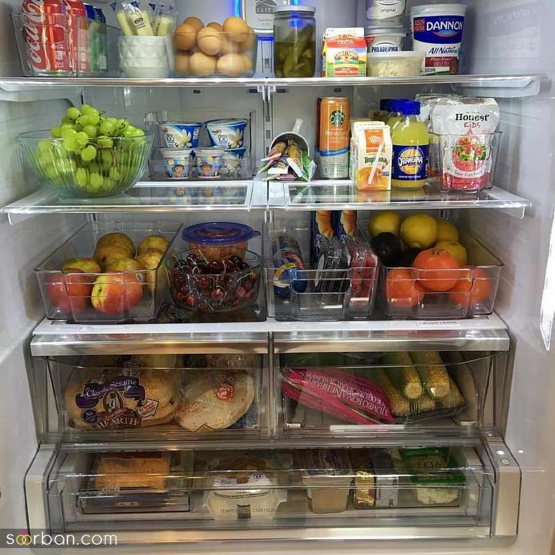 مدل تزیین یخچال عروس شیک ۲۰۲۴ خفن به سبک امروزی