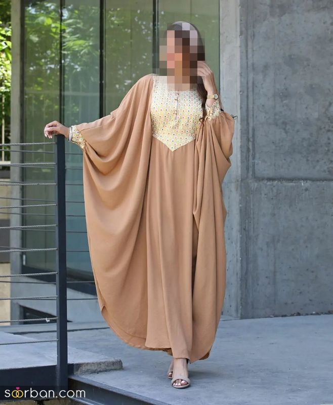 30 مدل مانتو عبایی جلو بسته دخترانه و زنانه [کوتاه و بلند] مجلسی/اسپرت