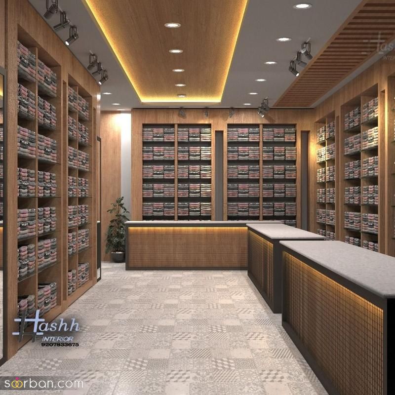 دکور مغازه موبایل فروشی 2023 جدید؛ ایده و چیدمان زیبا[همراه با ویترین] 