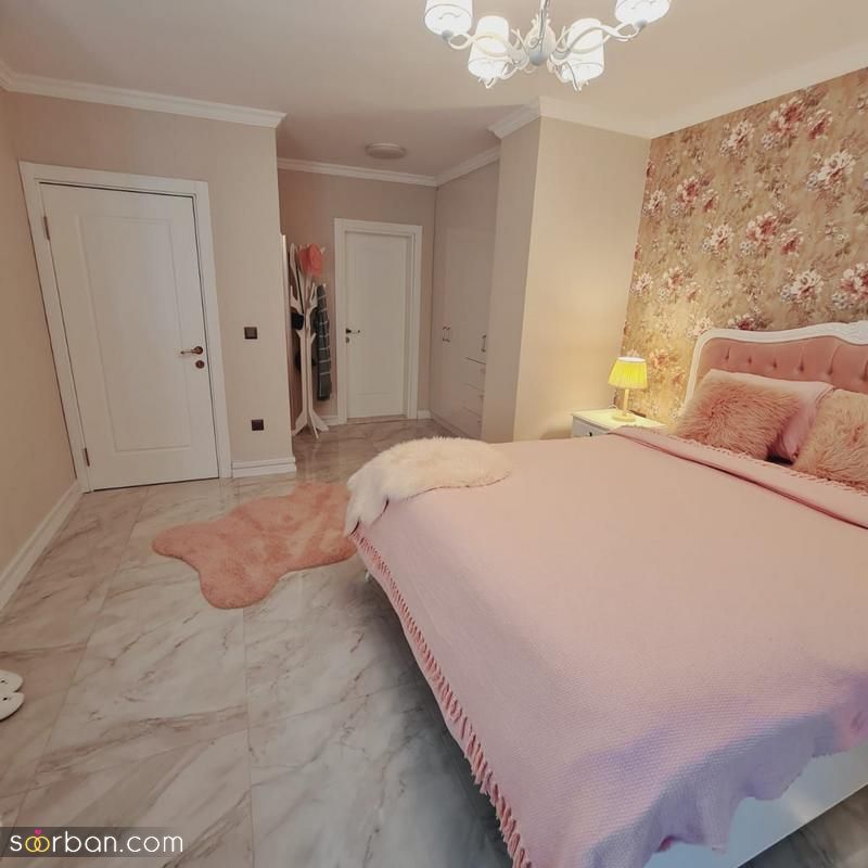 رنگ اتاق خواب دخترانه برای نوروز سال 1403 متفاوت و خاص در 35 طرح