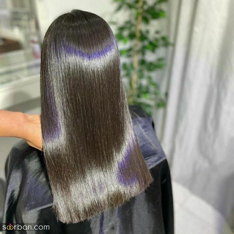 مدل کوتاهی مو تا سرشانه 2023 دخترانه رنگ شده و نچرال پسند ترند شده امروزی