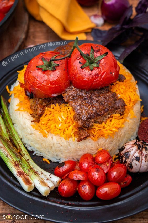 ایده چیدمان غذاهای ایرانی - 43 ایده تزیین سفره ایرانی شیک و مجلسی