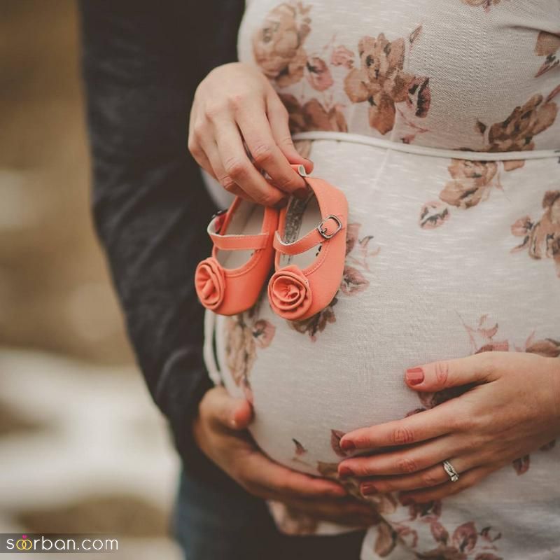 ژست عکس بارداری با همسر 2023 جدید با چهره و بدون چهره برای فضای مجازی