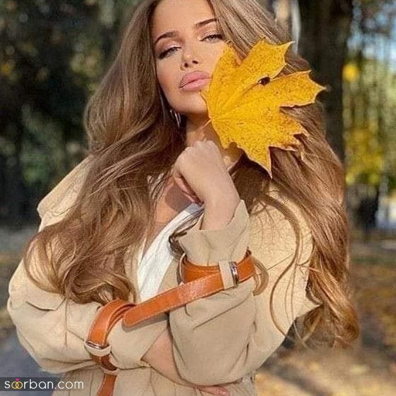 ژست عکس پاییزی دخترانه اینستاگرام 2023 که بسیار پر مخاطب میباشد!