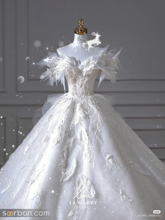 لباس عروس خاص و جالب | 33 لباس عروس با مدل خاص برای فرمالیته و عکاسی