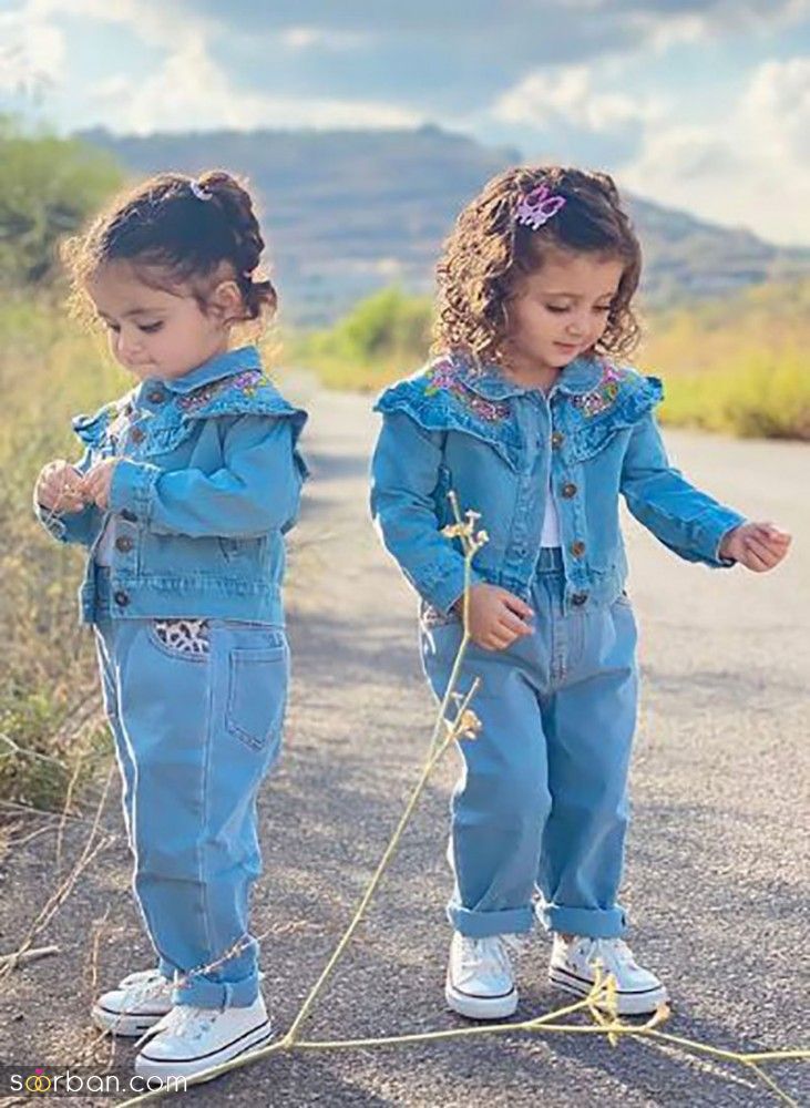 عکس دختر بچه 2025; با چشمان رنگی برای انتخاب عکس پروفایل