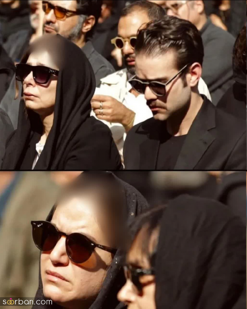 چهره غمناک هنرمندان مشهور در مراسم خاکسپاری زنده یاد آتیلا پسیانی + تصاویر