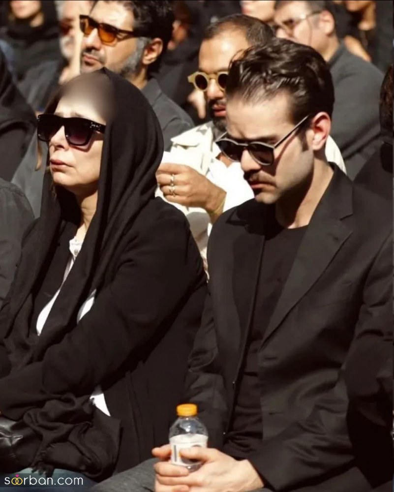 چهره غمناک هنرمندان مشهور در مراسم خاکسپاری زنده یاد آتیلا پسیانی + تصاویر