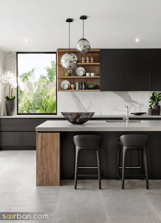 مدل لوستر آشپزخانه مدرن کمیاب | 27 مدل لوستر برای آشپزخانه های مدرن و جدید
