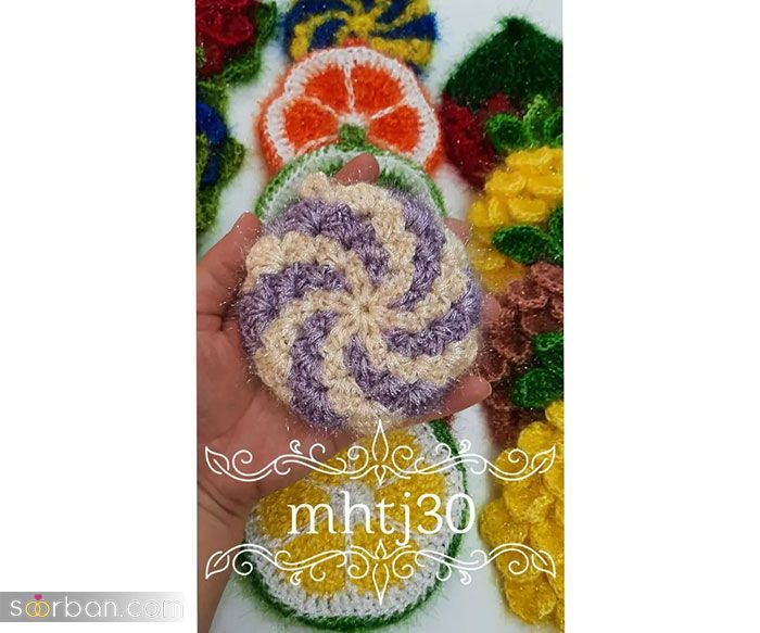 مدل اسکاج جدید 2023; ایده زیبا برای خانم هایی که بافتنی انجام میدن