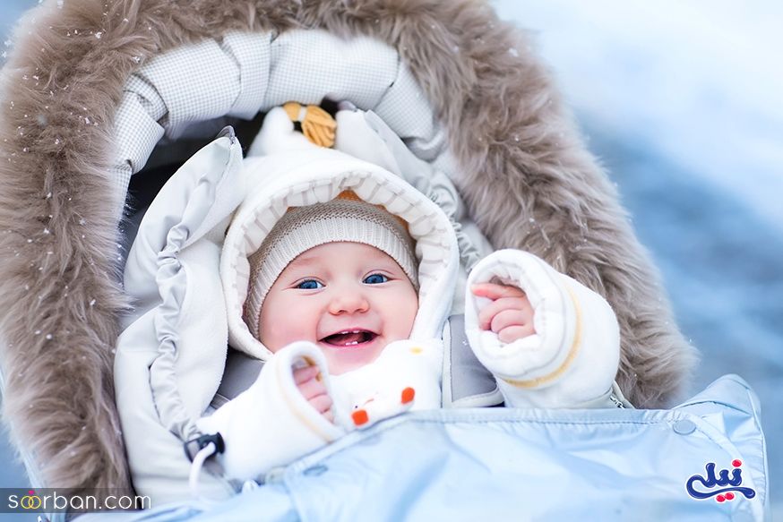 نکات لباس پوشاندن نوزاد در زمستان – مادران بخوانند! 