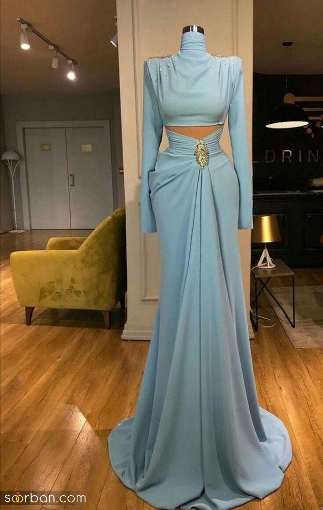 مدل لباس مجلسی ساده و شیک زنانه 2023; که هر خانم خوش سلیقه ای مورد پسندش میشود!