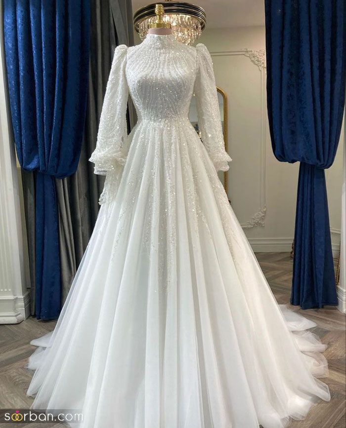 لباس عروس پوشیده 2023; که واقعا لاکچری پسند و متفاوت است