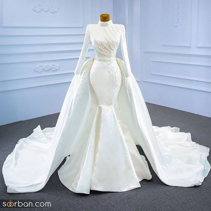 لباس عروس اروپایی ۲۰۲۳ | لباس عروس اروپایی 1402 | لباس عروس آمریکایی جدید | لباس عروس اروپایی پوشیده