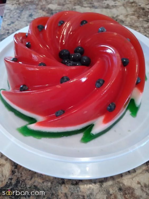 ژله شب یلدا عروس و برای مدرسه 1403 | ایده ژله شب یلدا آسان و کاربردی