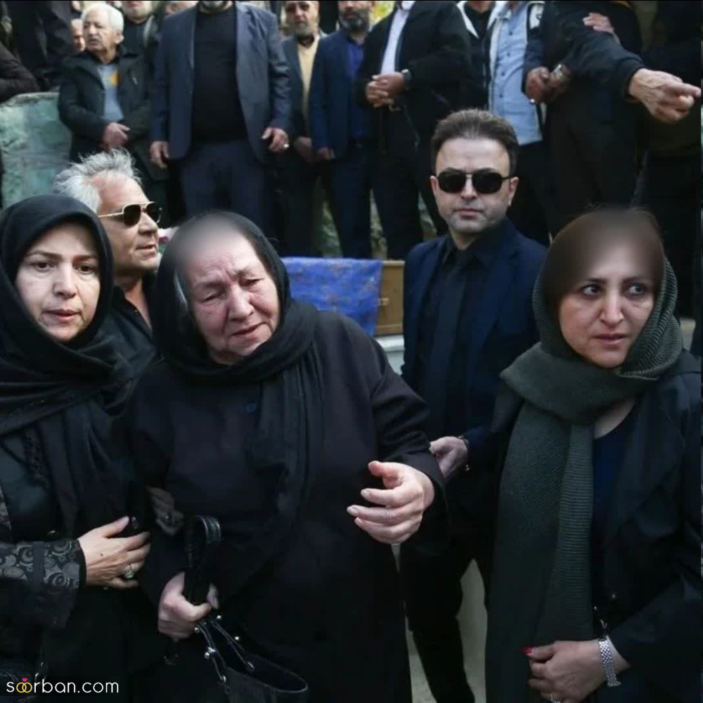 مراسم سرد و خلوت تشییع پیکر پروانه معصومی با حضور کم جمعیت هنرمندان! + تصاویر غمگین