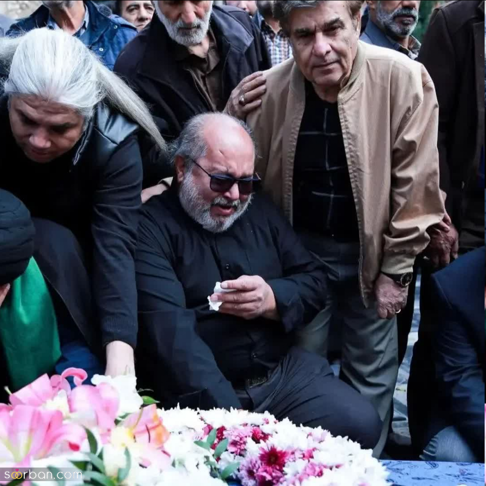 مراسم سرد و خلوت تشییع پیکر پروانه معصومی با حضور کم جمعیت هنرمندان! + تصاویر غمگین