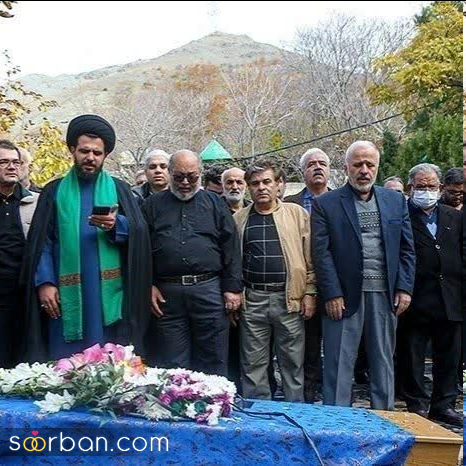 مراسم سرد و خلوت تشییع پیکر پروانه معصومی با حضور کم جمعیت هنرمندان! + تصاویر غمگین