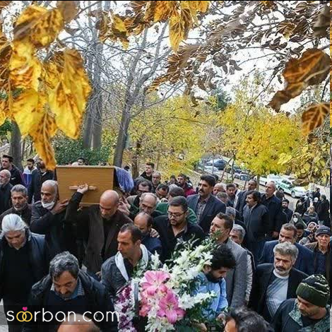مراسم سرد و خلوت تشییع پیکر پروانه معصومی با حضور کم جمعیت هنرمندان! + تصاویر غمگین