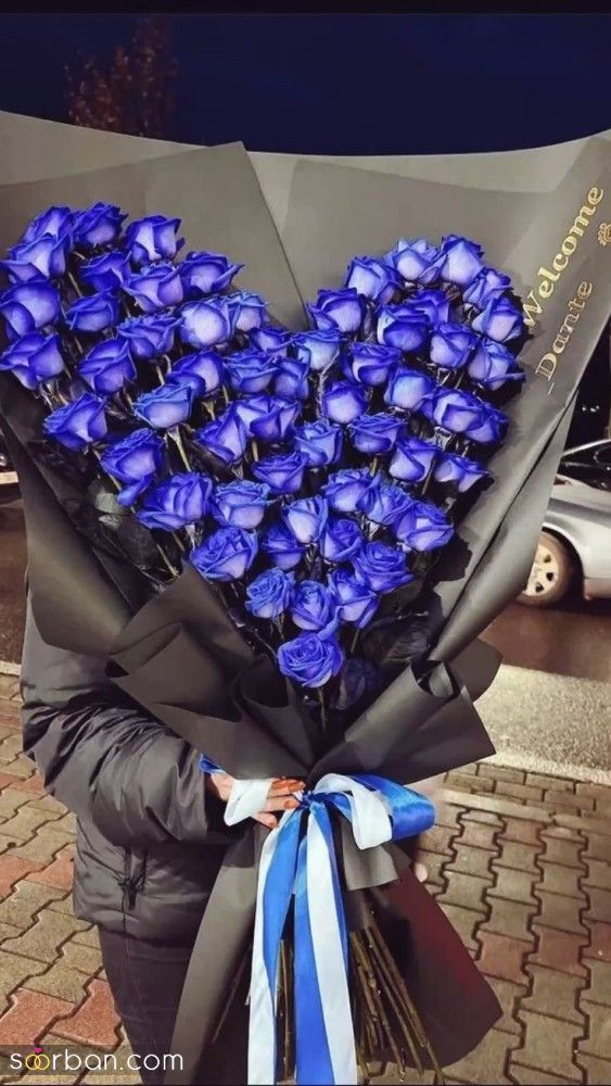 26 دسته گل بزرگ سوپرایز که جدیدا مد شده! | دسته گل قلبی و ژیپوسفیلا توی اینستا	