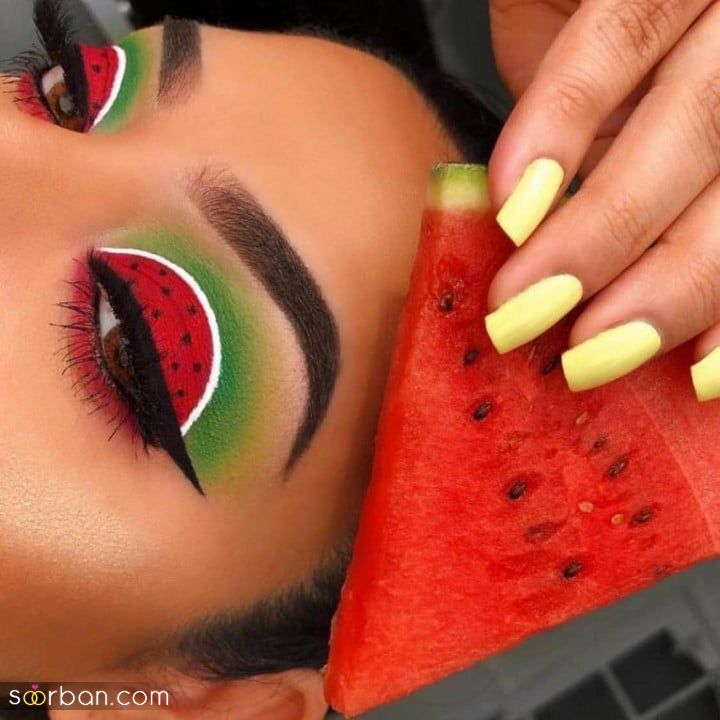 آرایش مخصوص شب یلدا 1403 | میکاپ و آرایش شب یلدا جدید و جذاب - میکاپ یلدایی عروس